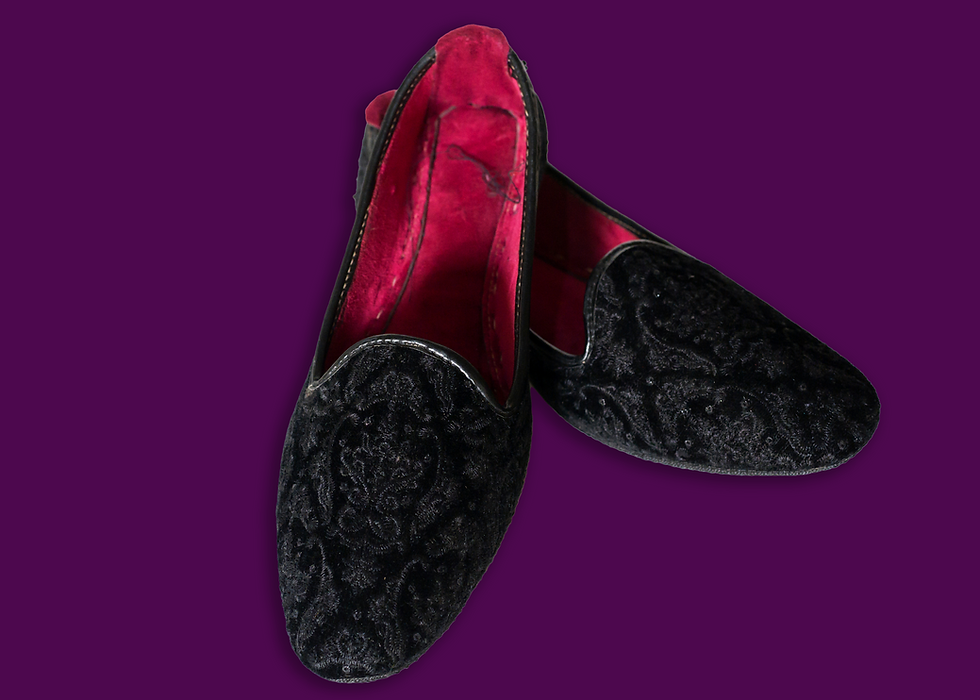 Khussa Shoes for Wedding Sherwani in Black