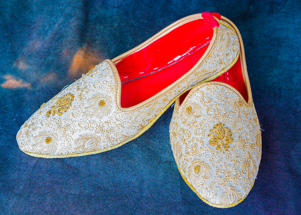 Mens Golden Work Wedding Shoes for Groom Online in USA