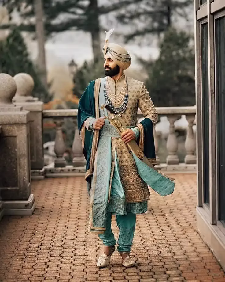 Modern sherwani for grooms